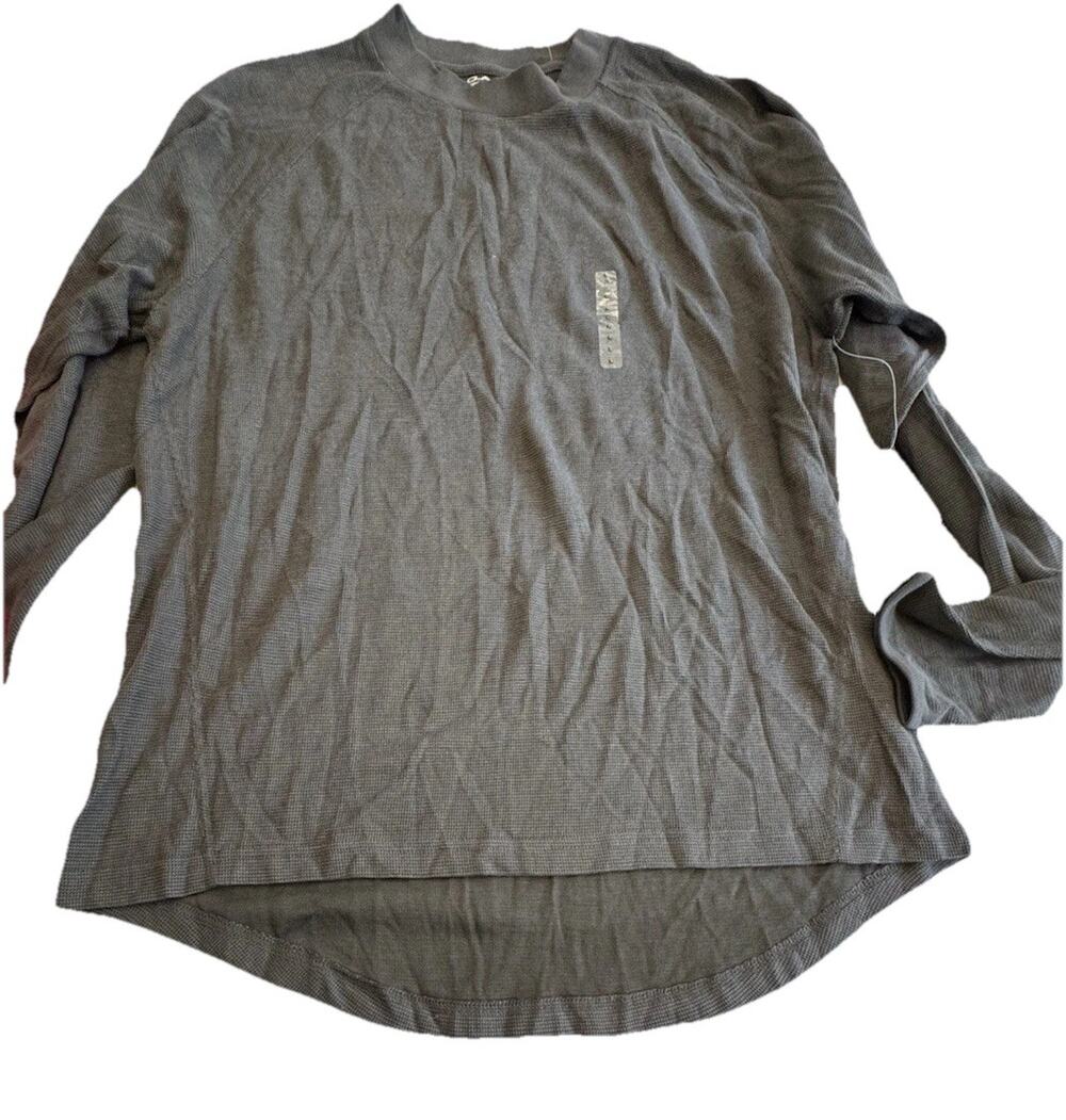 D.A.C. Performance Outlast Gray Thermal Long Sleeve Shirt Men's Sz large New